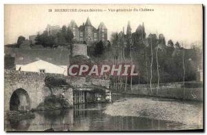 Old Postcard Bressuire Vue Generale du Chateau