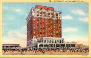 New Jersey Atlantic City The President Hotel Curteich