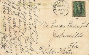 Gainesville Florida FL~Graded High School-Children~1908 Postcard