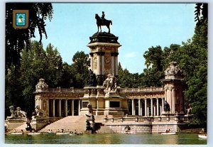 Madrid Retiro Park SPAIN 4x6 chrome Postcard