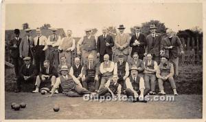 Lawn Bowlers Lawn Bowling Writing on back 