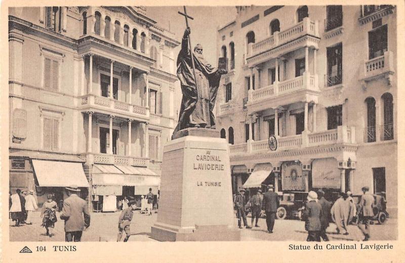 BF8547 statue du cardinal labigerie tunisia      Tunisia