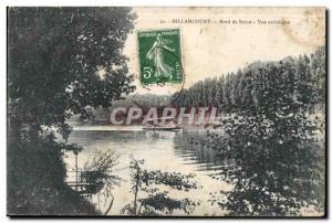 Old Postcard Billancourt Bord de Seine View artisique