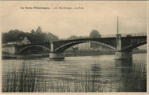 CPA La Seine Pittoresque RIS ORANGIS 17. Le Pont 924487