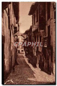Old Postcard The Old streets Hondarribia Pampinot Street