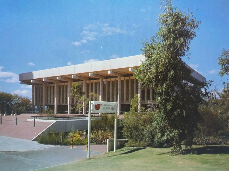 Vintage Postcard The Perth Concert Hall Perth Western Australia