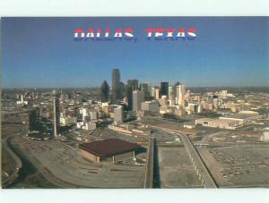 Unused 1980's AERIAL VIEW OF TOWN Dallas Texas TX n1945