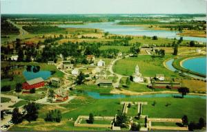 Upper Canada Village Morrisburg Ontario ON Aerial UNUSED Postcard D90