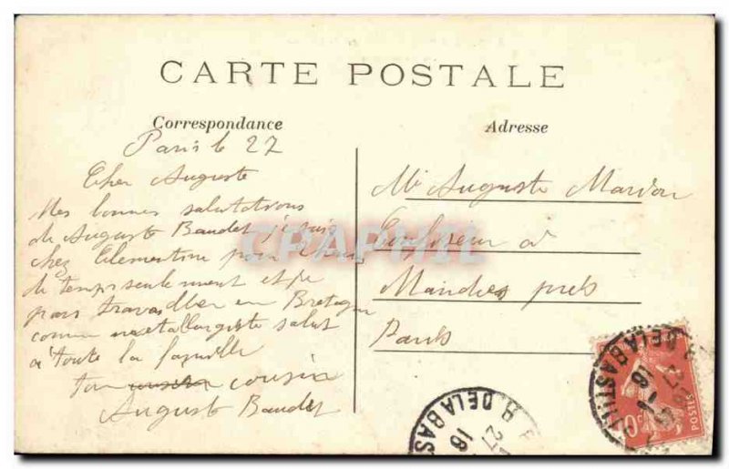 Old Postcard Paris Boulogne Kings Gateway