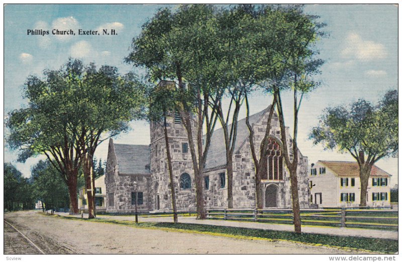 EXETER, New Hampshire, 1900-1910's; Phillips Church