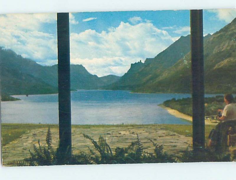 Pre-1980 VIEW FROM PRINCE OF WALES HOTEL Waterton Park Near Lethbridge AB B2488