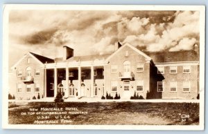 Monteagle SD Postcard RPPC Photo New Monteagle Hotel Cumberland Mountain Cline