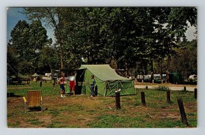 Lebanon MO- Missouri, Camp Ground, Bennett Spring State Park, Chrome Postcard 