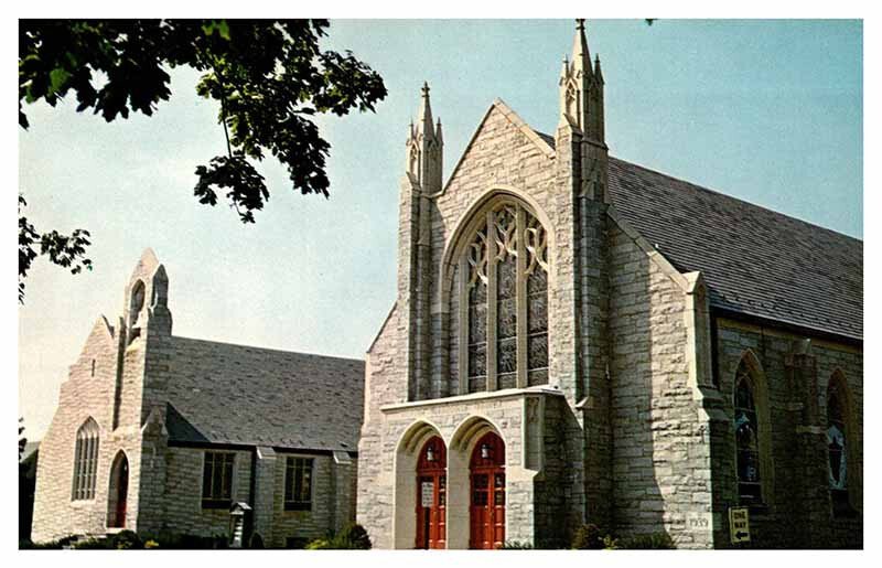 Postcard CHURCH SCENE Mildford Delaware DE AP0334