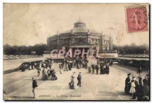 Old Postcard Amiens Cirque Municipal