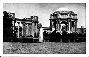 VINTAGE POSTCARD PANAMA-PACIFIC INTERNAT'L EXPO 1915 PALACE OF FINE ARTS W/B