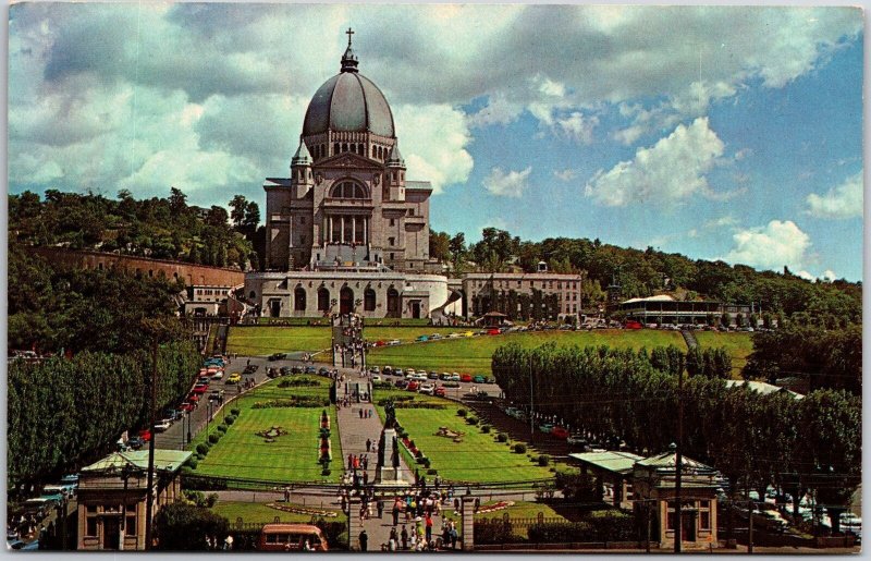 Saint Joseph Oratory Montreal Canada Huge Grounds & Building Structure Postcard