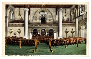 Antique Assembly Hall, State Capitol, Albany, NY Postcard