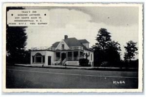 c1940 Trail's End Genuine Antiques South Hendersonville North Carolina Postcard