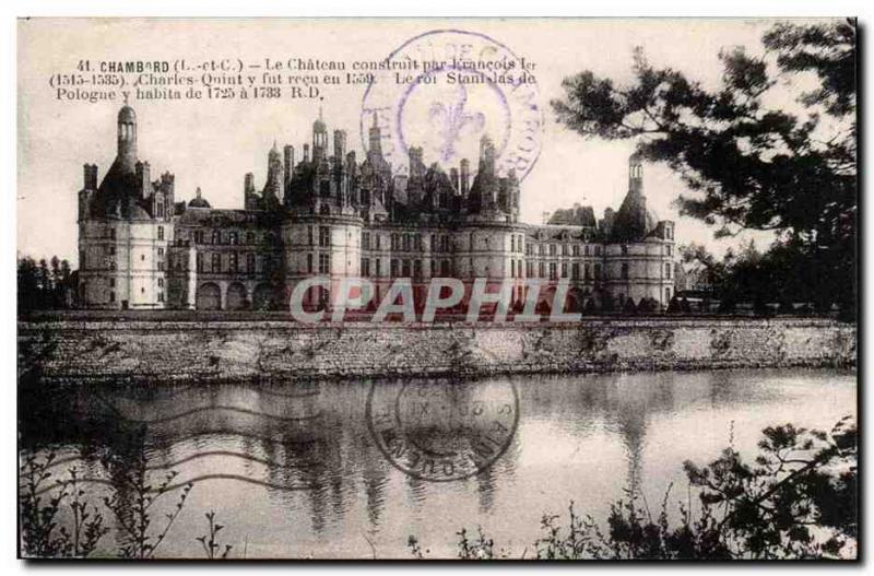 Chambord - Chateau - Old Postcard