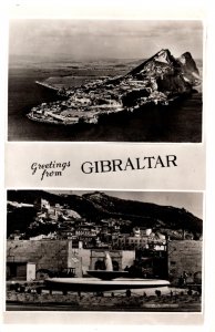 Gibraltar Greetings From Gibraltar Vintage RPPC 09.82