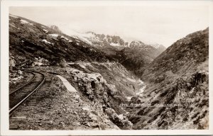 Dead Horse Gulch AK Alaska White Pass & Yukon Route Unused RPPC Postcard F29