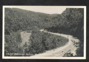 RPPC BETWEEN JELLICO AND LAFOLLETTE TENNESSEE HIGHWAY REAL PHOTO POSTCARD