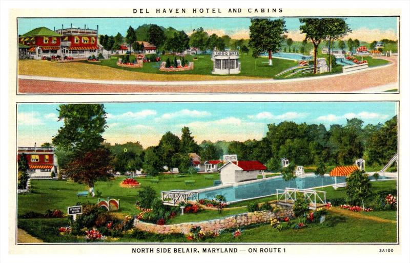 Maryland  Belair , Del Haven Hotel and Cabins