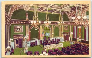 Postcard - State Capitol, Senate Chamber, Harrisburg, Pennsylvania, USA