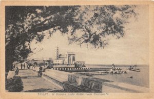 Lot182  italy the cathedral seen from the municipal villa trani