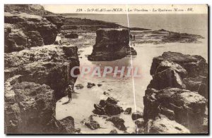 Old Postcard Saint Palais sur Mer PIERRIERES La Roche au Moine