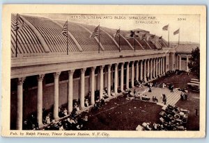 Syracuse New York Postcard Liberal Arts Building Fair Time Square Station 1910