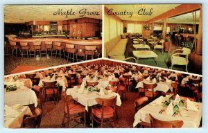 WEST SALEM, Wisconsin WI ~ Supper Club MAPLE GROVE COUNTRY CLUB c1960s Postcard