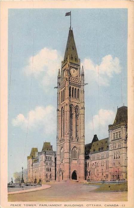 Ontario Ottawa   Peace Tower Parliament Building