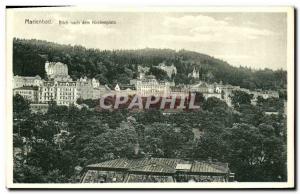 Old Postcard Marienbad Bllck Nach dem Kirchenplatz