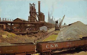 Colorado Fuel & Iron Co Steel Mills Pueblo Colorado 1950s postcard