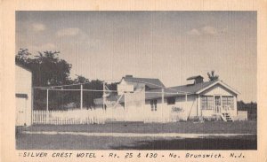 Brunswick New Jersey Silver Crest Motel Vintage Postcard AA35316