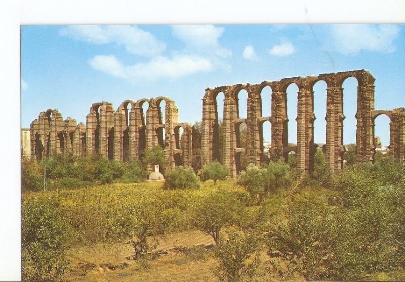 Postal 025666 : Acueducto romano Los Milagros Merida (badajoz)