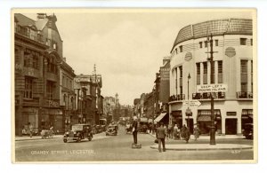 UK - England, Leicester. Granby Street (crease)