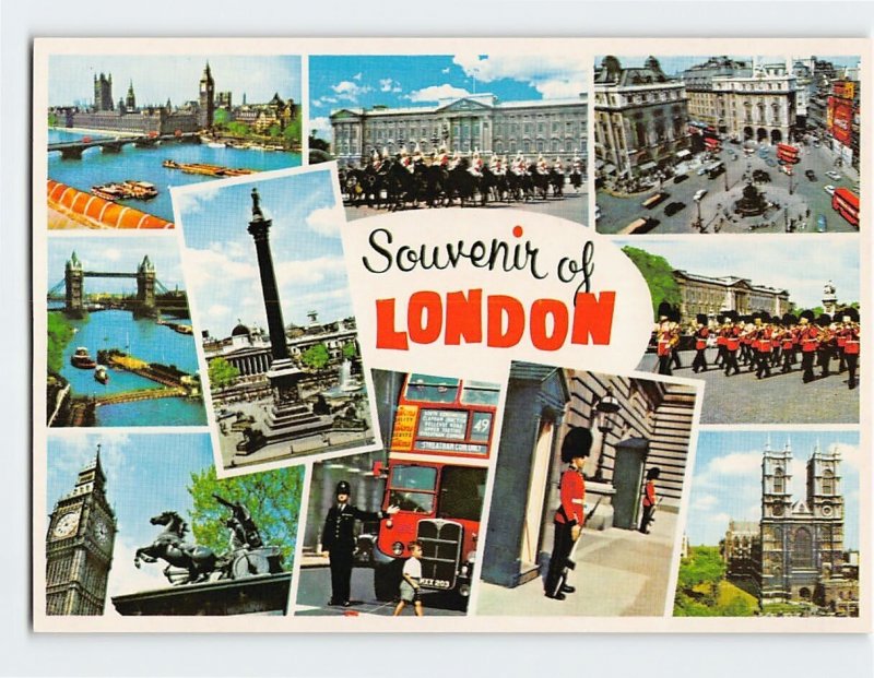 Postcard Souvenir of London, England