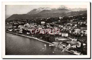 Modern Postcard Evian les Bains City Beach and Dent d & # 39Oche