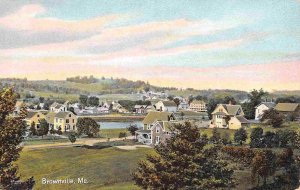 Brownville Maine Panorama 1910c postcard