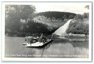 c1960 Green River Ferry Mammoth Cave National Park Kentucky KY Vintage Postcard