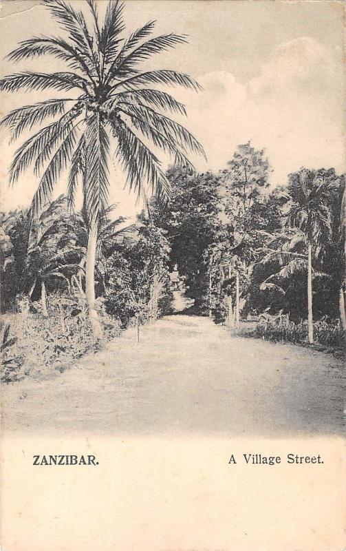 BR57284 Zanzibar A village street    Africa  Tanzania 