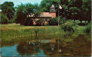 Vergennes School Vermont VT Brick Shelburne Museum Vermont VT Postcard VTG UNP  