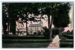 c1950's Residence Street Pathways Buildings Houses Salem Oregon Vintage Postcard