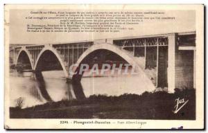 Old Postcard Plougastel Daoulas plougastel bridge