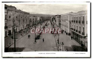 Postcard Old Cordoba Paseo Del Gran Capitan