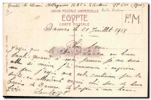 Postcard Ancient Arab Type Porte Bonheur