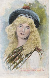 People Postcard - A Young Scottish Girl    XX686